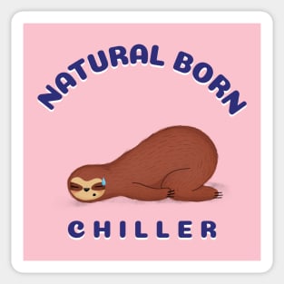 Sleepy Lazy Sloth Chilling Sticker